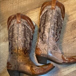 Corral Brown and Tan Western Boots
